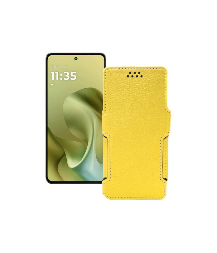 Чохол-книжка з екошкіри для телефону Motorola Moto G86