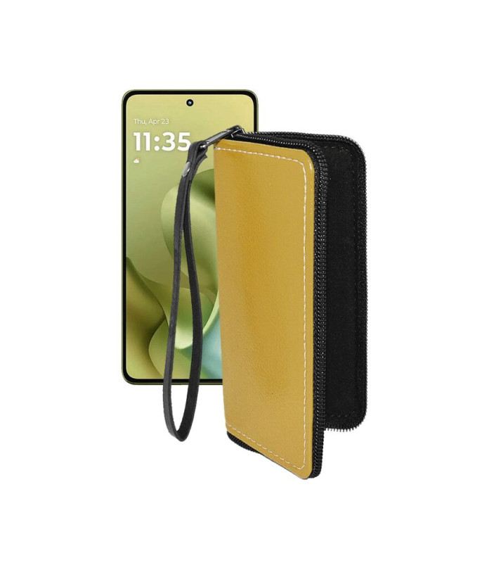 Чохол-гаманець з екошкіри для телефону Motorola Moto G86