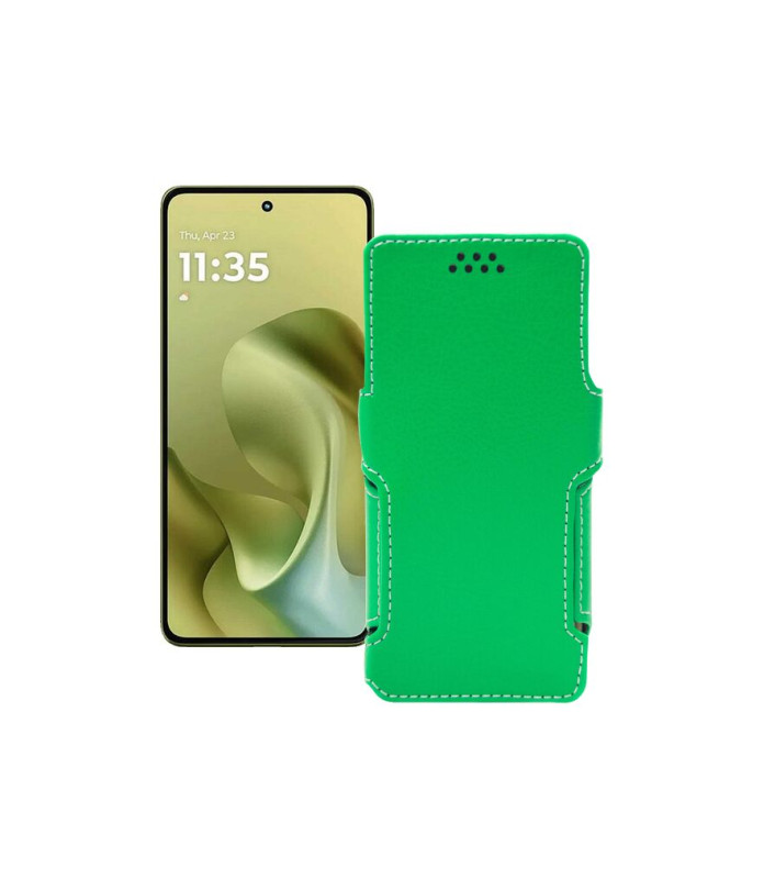 Чохол-книжка з екошкіри для телефону Motorola Moto G86