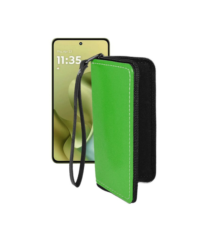 Чохол-гаманець з екошкіри для телефону Motorola Moto G86