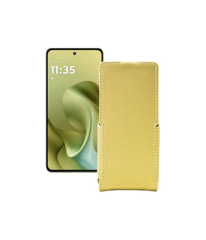 Чохол-флип з екошкіри для телефону Motorola Moto G86