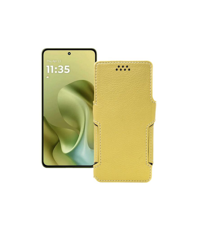 Чохол-книжка з екошкіри для телефону Motorola Moto G86