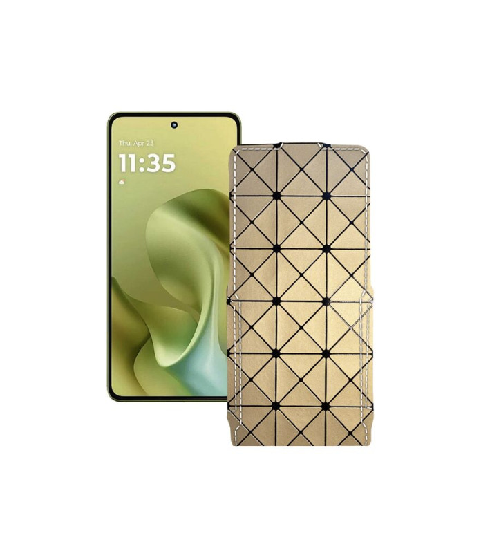 Чохол-флип з екошкіри для телефону Motorola Moto G86