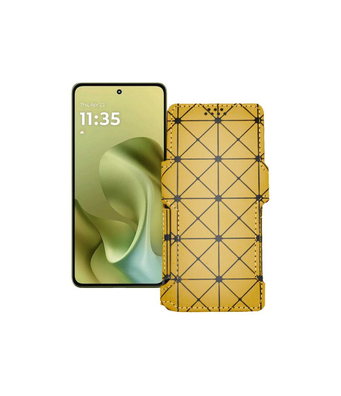 Чохол-книжка з екошкіри для телефону Motorola Moto G86