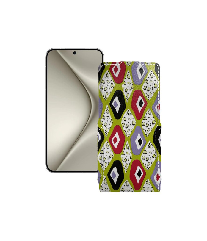 Чохол-флип з екошкіри для телефону Huawei Pura 70