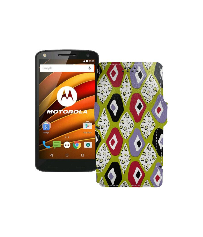 Чохол-книжка з екошкіри для телефону Motorola Moto X Force (xt1580)