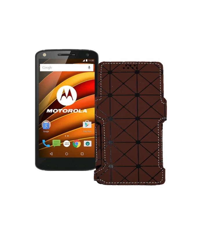 Чохол-книжка з екошкіри для телефону Motorola Moto X Force (xt1580)