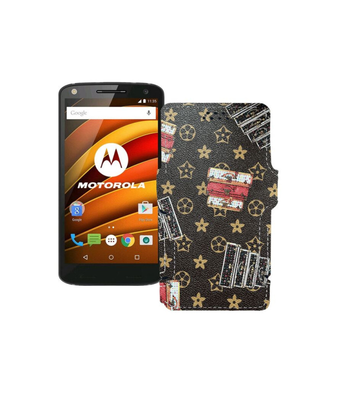 Чохол-книжка з екошкіри для телефону Motorola Moto X Force (xt1580)