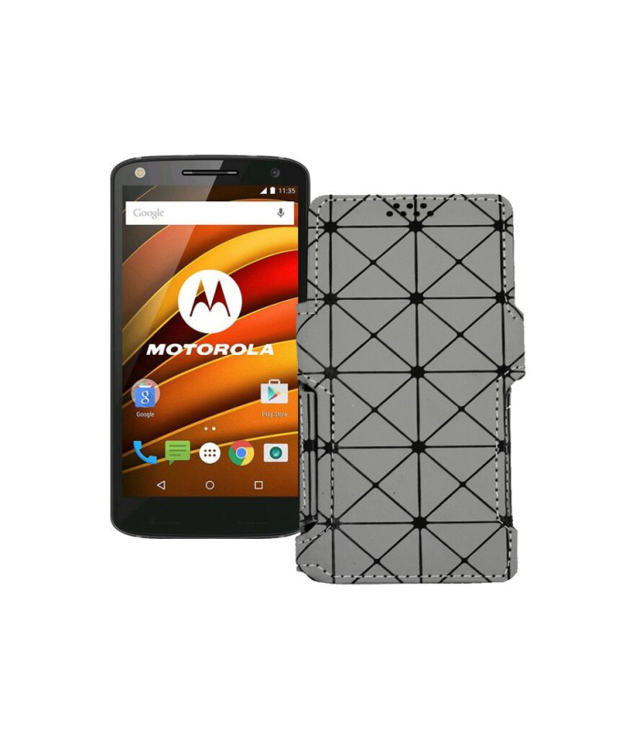 Чохол-книжка з екошкіри для телефону Motorola Moto X Force (xt1580)