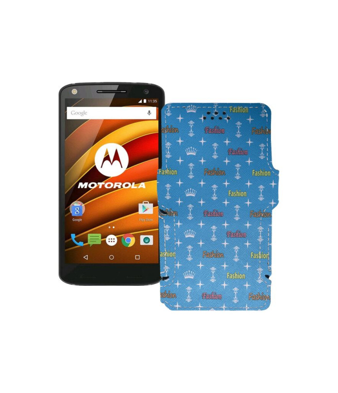 Чохол-книжка з екошкіри для телефону Motorola Moto X Force (xt1580)