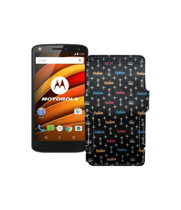 Чохол-книжка з екошкіри для телефону Motorola Moto X Force (xt1580)