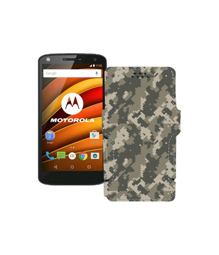 Чохол-книжка з екошкіри для телефону Motorola Moto X Force (xt1580)