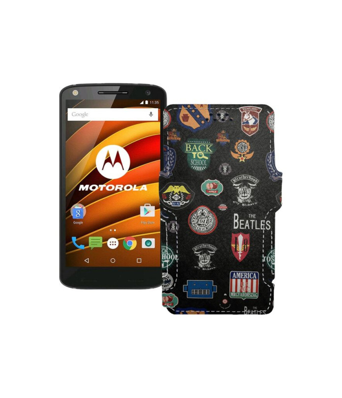 Чохол-книжка з екошкіри для телефону Motorola Moto X Force (xt1580)