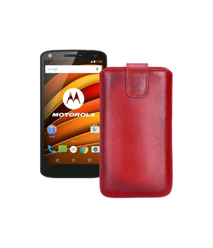 Витяжка з екошкіри для телефону Motorola Moto X Force (xt1580)