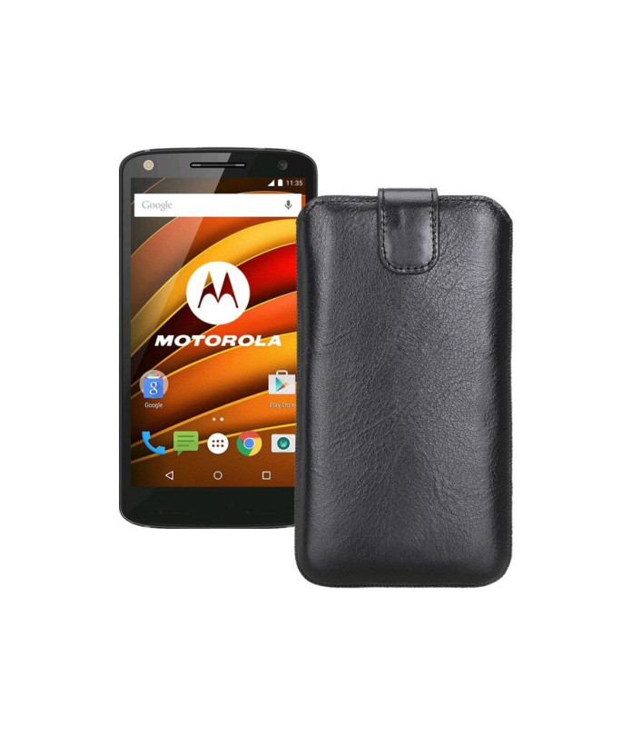 Витяжка з екошкіри для телефону Motorola Moto X Force (xt1580)