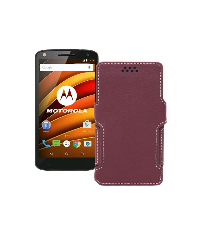 Чохол-книжка з екошкіри для телефону Motorola Moto X Force (xt1580)