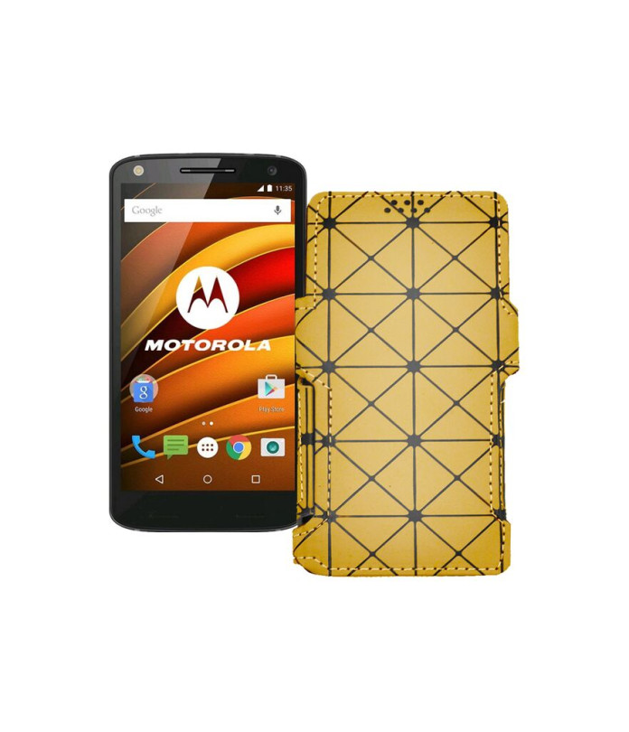 Чохол-книжка з екошкіри для телефону Motorola Moto X Force (xt1580)