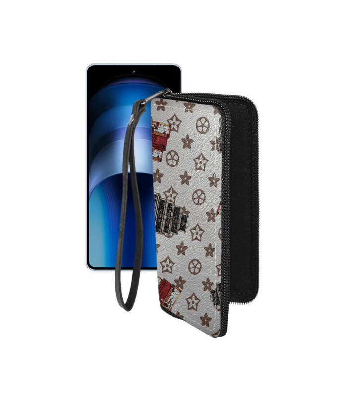 Чохол-гаманець з екошкіри для телефону Vivo iQOO Neo9