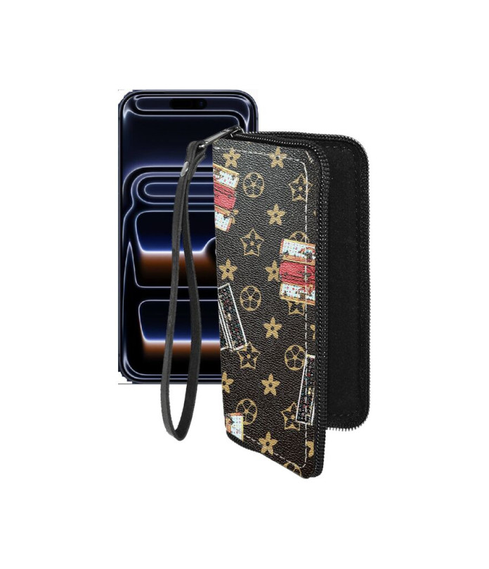 Чохол-гаманець з екошкіри для телефону Apple iPhone 17 Pro Max