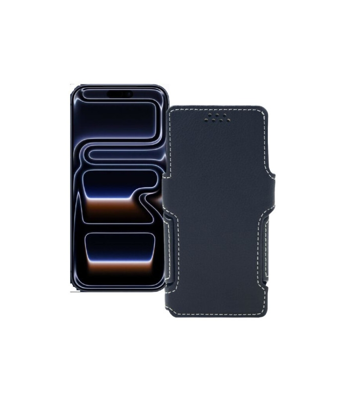 Чохол-книжка з екошкіри для телефону Apple iPhone 17 Pro Max