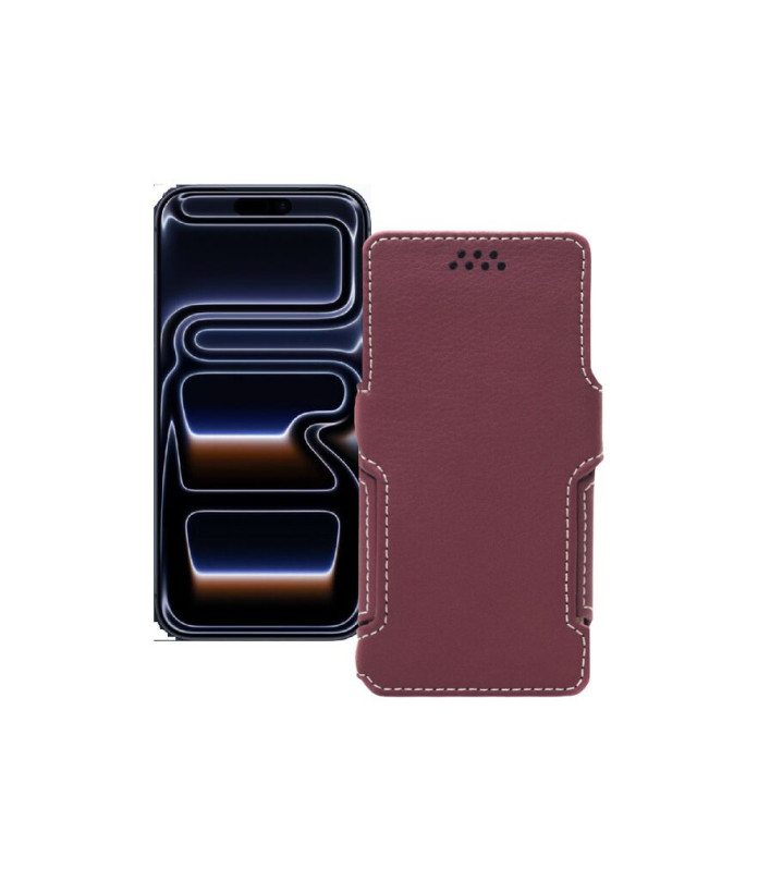 Чохол-книжка з екошкіри для телефону Apple iPhone 17 Pro Max