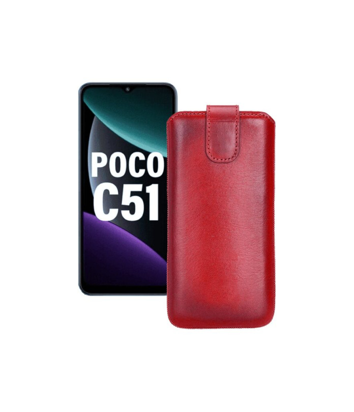 Витяжка зі шкіри для телефону Xiaomi Poco C51