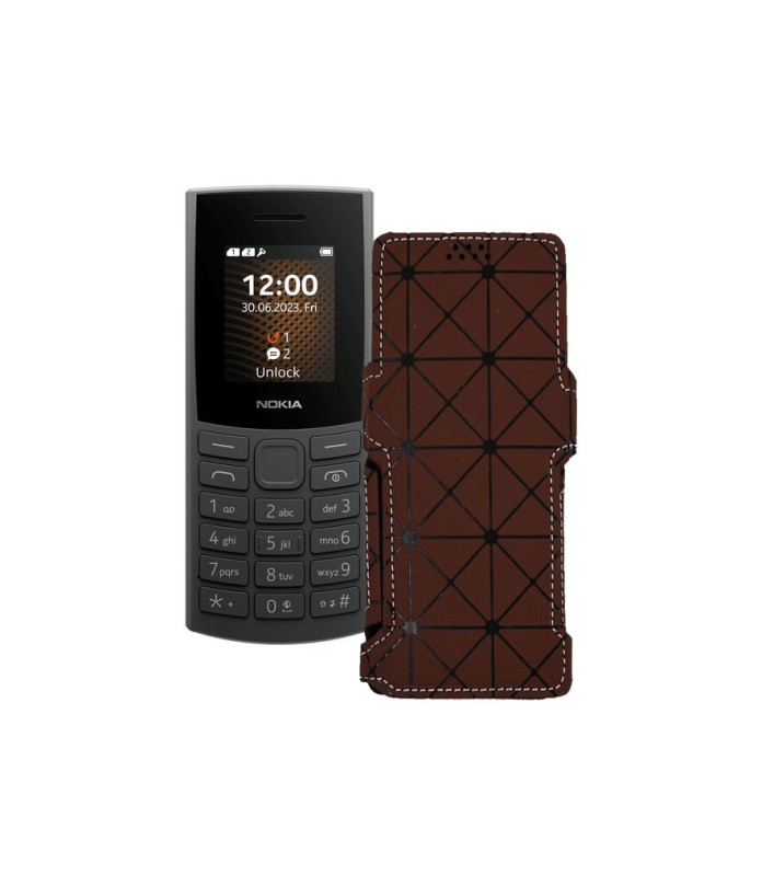 Чохол-книжка з екошкіри для телефону Nokia 106 2023