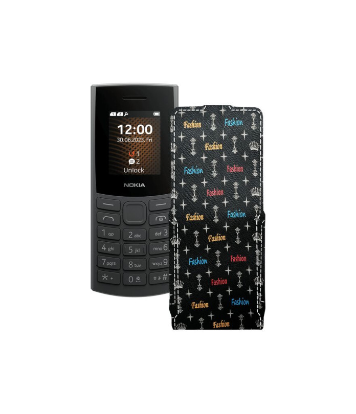 Чохол-флип з екошкіри для телефону Nokia 106 2023