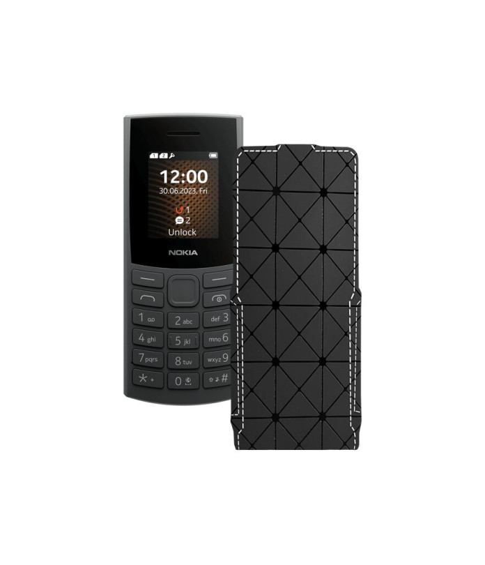 Чохол-флип з екошкіри для телефону Nokia 106 2023