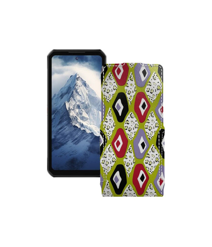 Чохол-флип з екошкіри для телефону Oukitel WP56