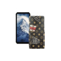 Чохол-флип з екошкіри для телефону Oukitel WP56