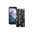 Чохол-флип з екошкіри для телефону Oukitel WP56
