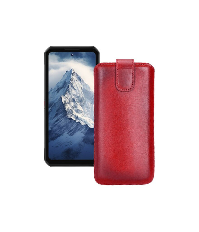Витяжка з екошкіри для телефону Oukitel WP56