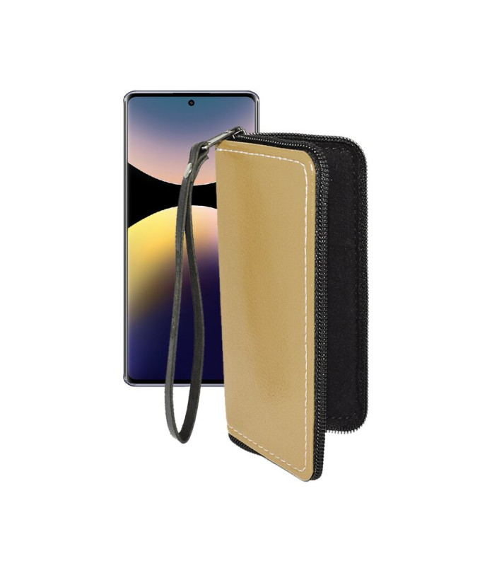 Чохол-гаманець з екошкіри для телефону Xiaomi Redmi Note 14 Pro 4G
