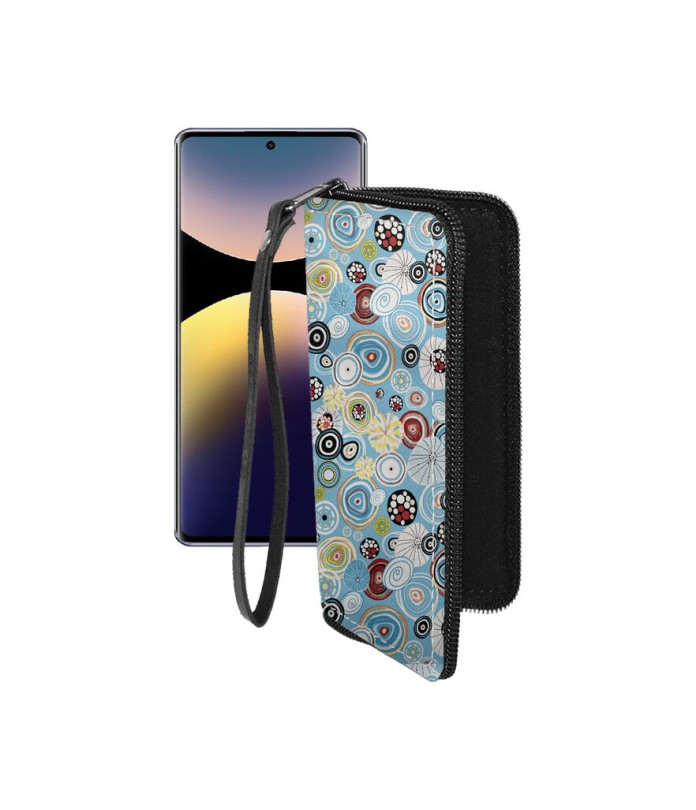 Чохол-гаманець з екошкіри для телефону Xiaomi Redmi Note 14 Pro 4G