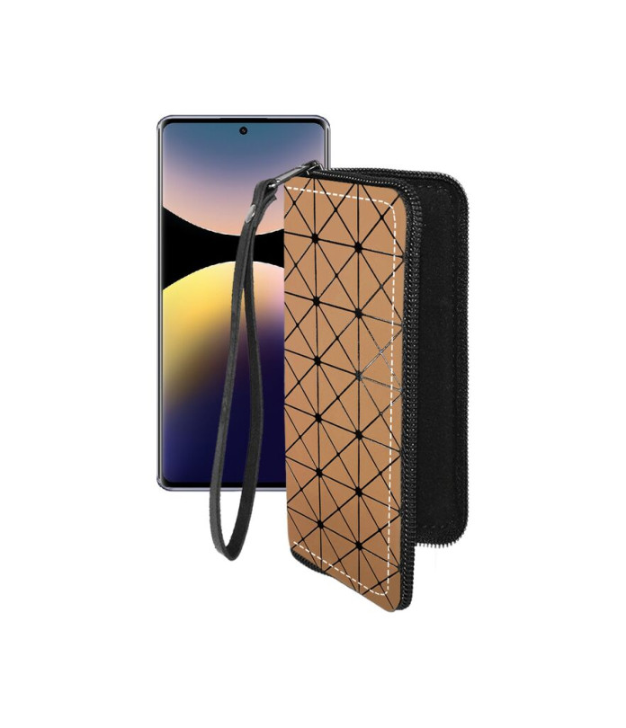 Чохол-гаманець з екошкіри для телефону Xiaomi Redmi Note 14 Pro 4G