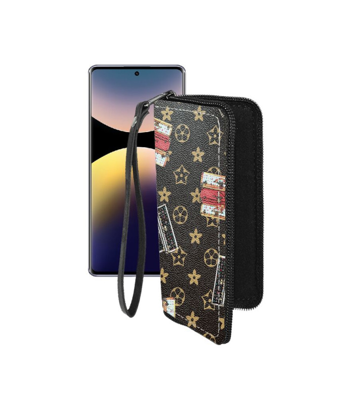 Чохол-гаманець з екошкіри для телефону Xiaomi Redmi Note 14 Pro 4G