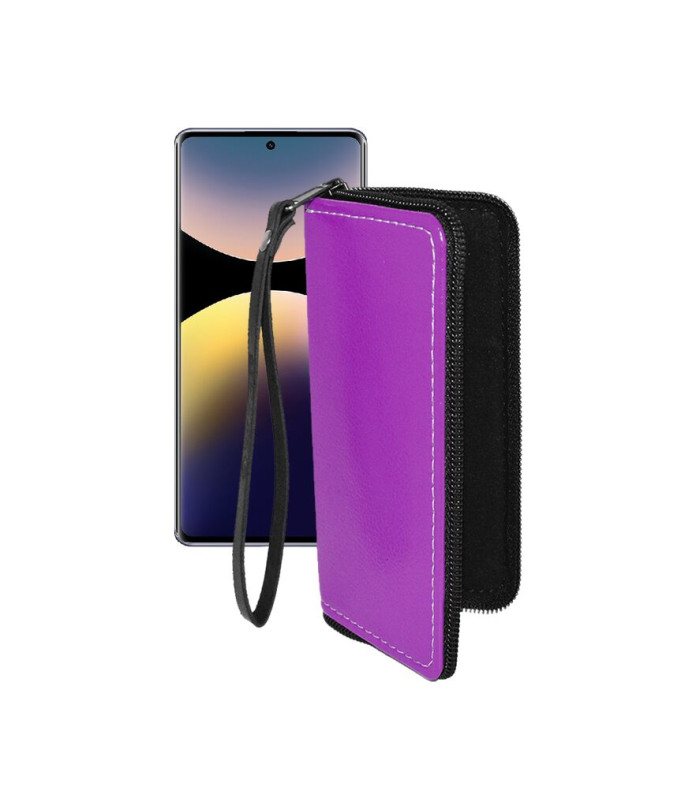 Чохол-гаманець з екошкіри для телефону Xiaomi Redmi Note 14 Pro 4G