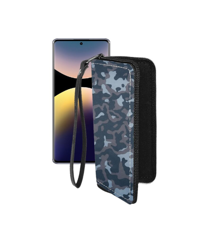 Чохол-гаманець з екошкіри для телефону Xiaomi Redmi Note 14 Pro 4G