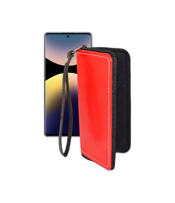 Чохол-гаманець з екошкіри для телефону Xiaomi Redmi Note 14 Pro 4G