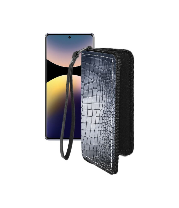 Чохол-гаманець з екошкіри для телефону Xiaomi Redmi Note 14 Pro 4G