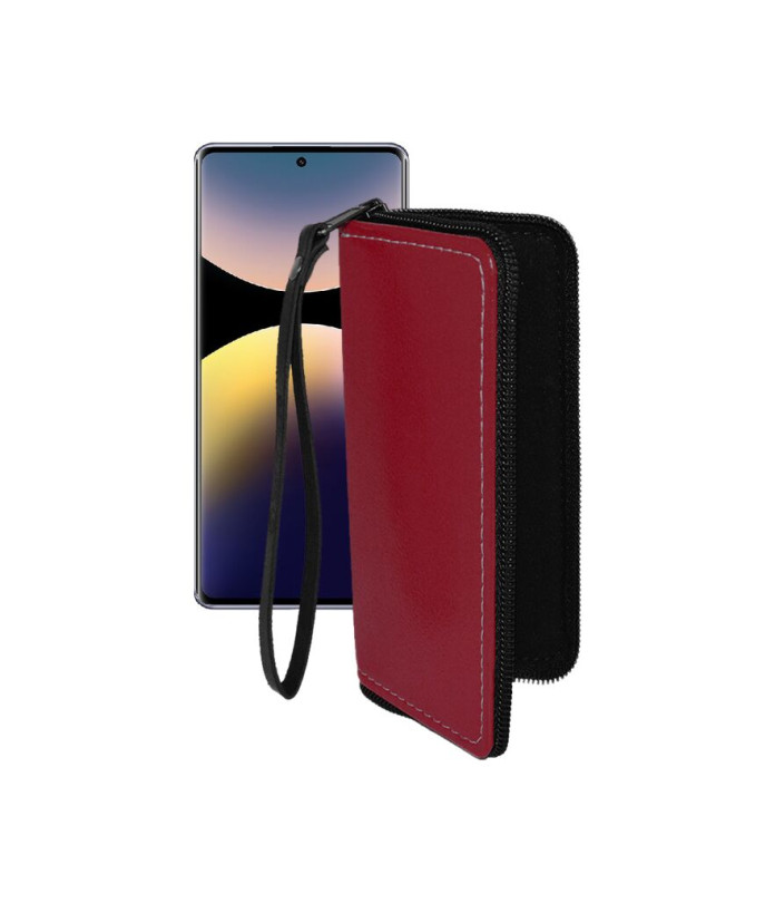 Чохол-гаманець з екошкіри для телефону Xiaomi Redmi Note 14 Pro 4G