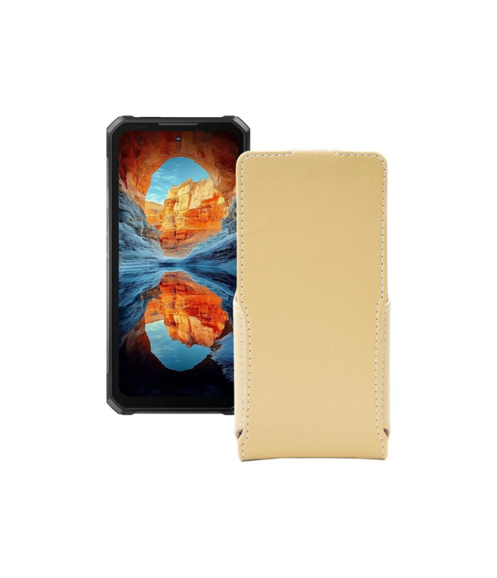 Чохол-флип з екошкіри для телефону Oukitel WP100 Titan