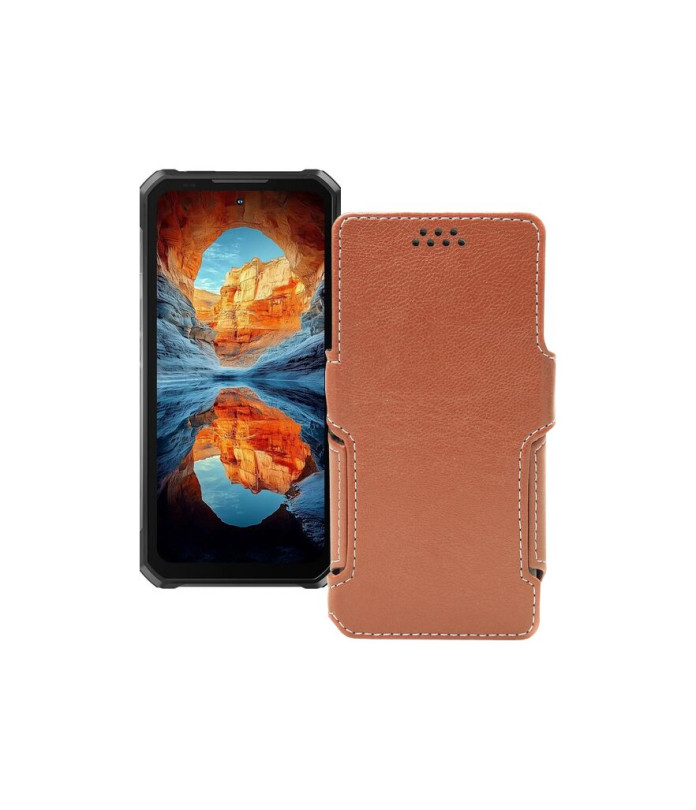 Чохол-книжка з екошкіри для телефону Oukitel WP100 Titan