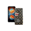 Чохол-флип з екошкіри для телефону Oukitel WP100 Titan