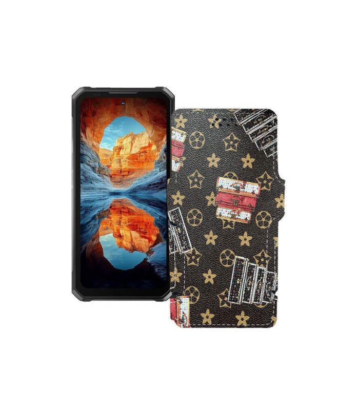 Чохол-книжка з екошкіри для телефону Oukitel WP100 Titan