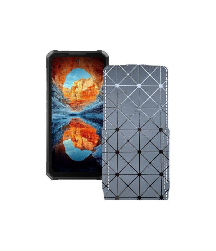 Чохол-флип з екошкіри для телефону Oukitel WP100 Titan