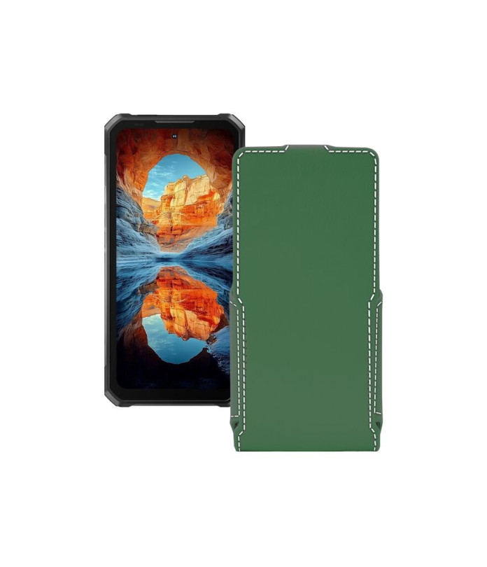 Чохол-флип з екошкіри для телефону Oukitel WP100 Titan
