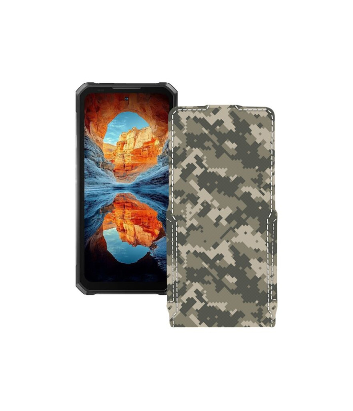 Чохол-флип з екошкіри для телефону Oukitel WP100 Titan