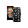 Чохол-книжка з екошкіри для телефону Oukitel WP100 Titan